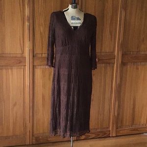 Lace midi length Dress